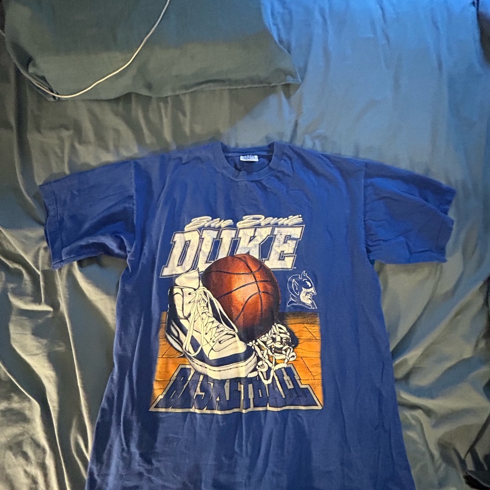 Savvy Blue Basketball Graphic Tee